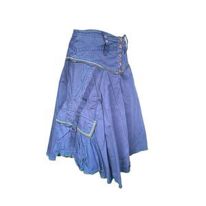 euro vintage subversive y2k midi skirt